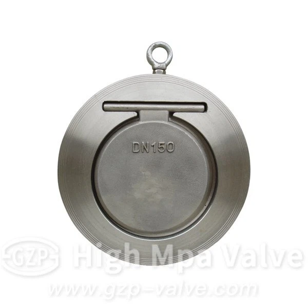 Válvula de retención tipo wafer de placa única